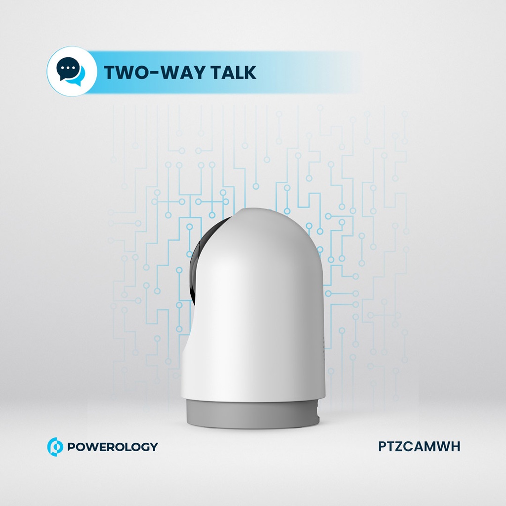 Powerology Indoor PTZ Smart Camera - White - Image 5