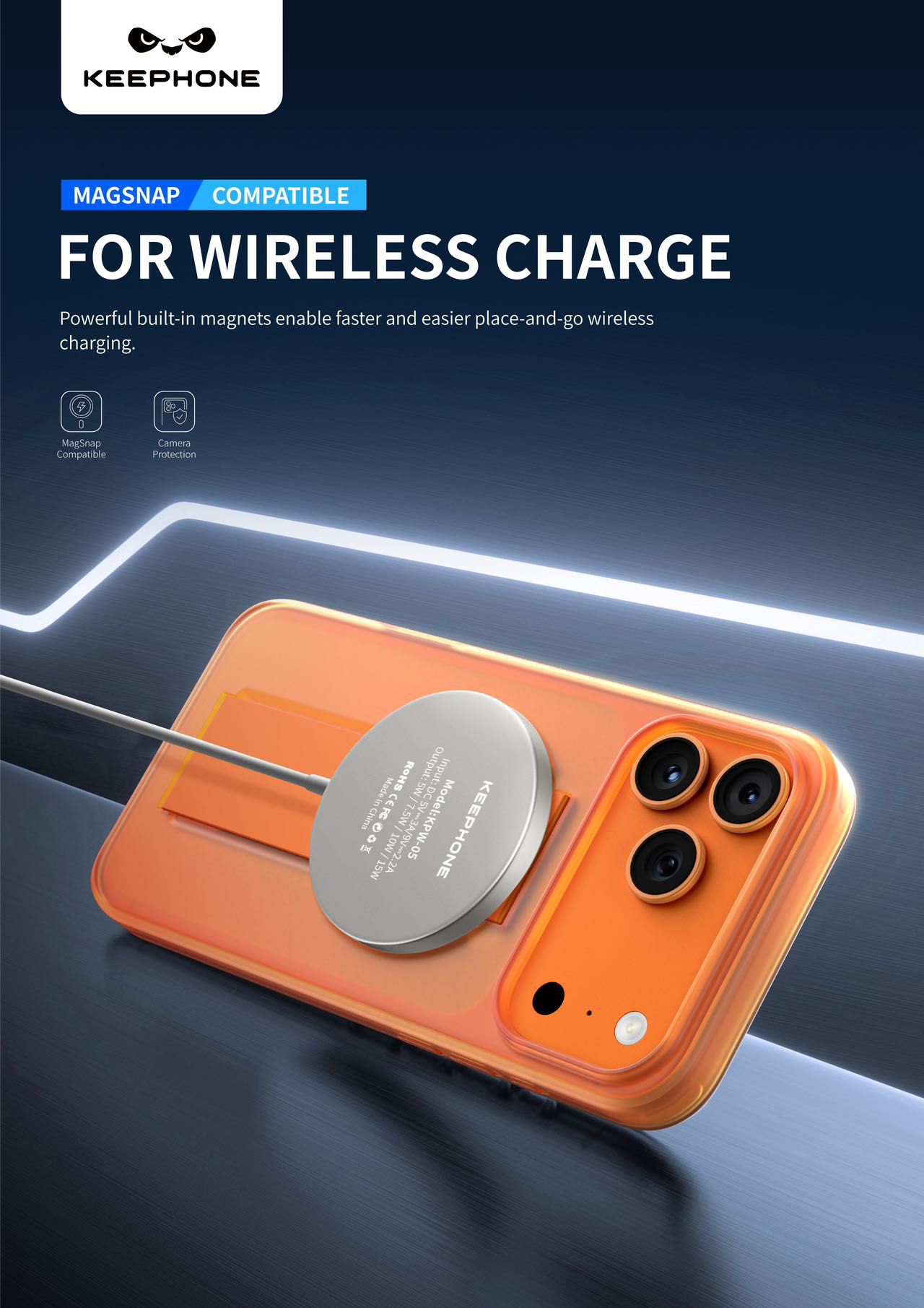 KEEPHONE MAGGRIP PRO IPHONE 17 PRO - ORANGE - Image 2