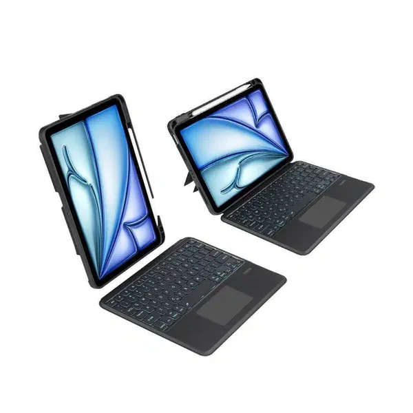 Yesido KB34B Magnetic Keyboard Case iPad Arabic - Black - Image 3