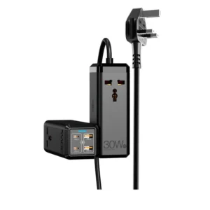 MOXOM MX-ST19 PD 30W 6 IN 1 2M UNIVERSAL SOCKET FAST CHARGER