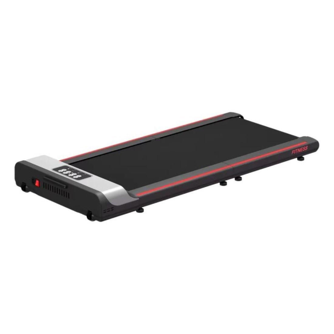 Smart Foldable Treadmill Supports up to 120 kg - Red Black - Image 2