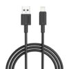 Porodo USB-A to Lightning Durable Charging Cable - Black
