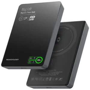 Powerology MagVolt 10000mAh Magnetic Power Bank - Black