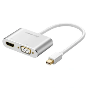 UGREEN Mini DP to HDMI + VGA Converter – MD115 - 20421