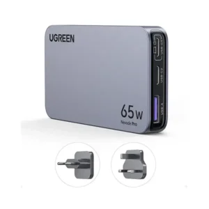 UGREEN Nexode Pro 65W 3-Port GaN Ultra-Slim Fast Charger 25356 Black