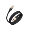 Pawa Levin Magnetic Braided USB-C to C Cable 1m 60W - Desert Titanium Black