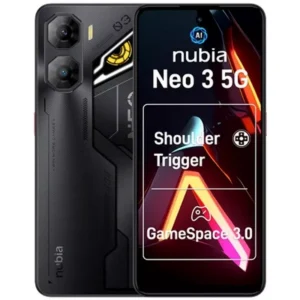 ZTE Nubia Neo 3 5G Dual SIM (256GB / 8GB+12GB RAM) Gaming Phone - Shadow Black