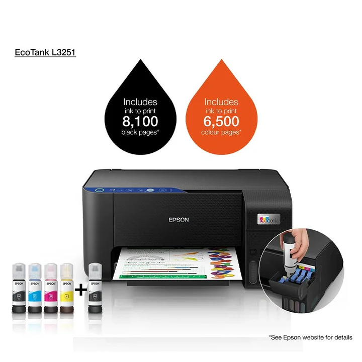 Epson EcoTank L3251 All-in-One Ink Tank Printer - Image 4