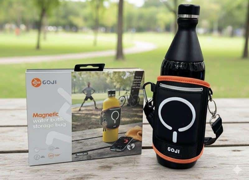 GOJI S5 Magnetic Water Bottle Storage Bag with Adjustable Shoulder Strap