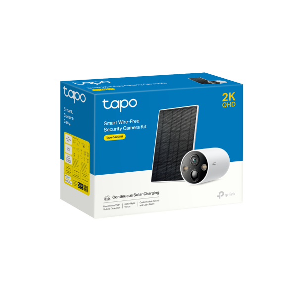 TP-link Tapo C425 Kit Smart Wire-Free Security Camera and Solar Panel - Image 11