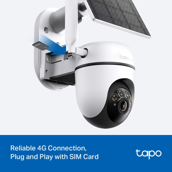 TP-Link Tapo C615G KIT Solar-Powered Pan/Tilt 4G LTE Security Camera Kit - Image 3