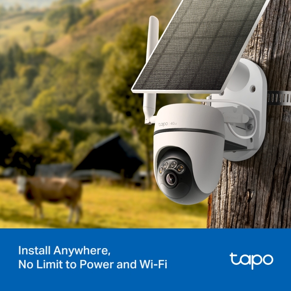 TP-Link Tapo C615G KIT Solar-Powered Pan/Tilt 4G LTE Security Camera Kit - Image 4