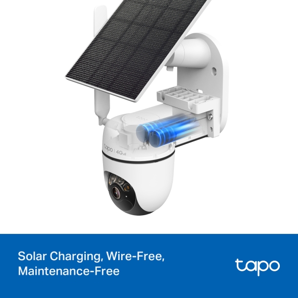 TP-Link Tapo C615G KIT Solar-Powered Pan/Tilt 4G LTE Security Camera Kit - Image 5