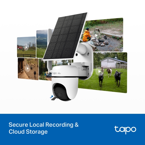 TP-Link Tapo C615G KIT Solar-Powered Pan/Tilt 4G LTE Security Camera Kit - Image 11