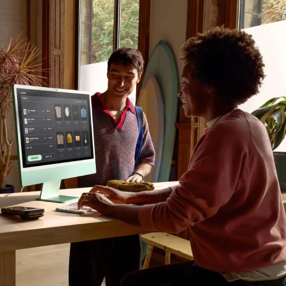 Apple iMac - 24" Standard Glass / M4 / 10-Core CPU / 10-Core GPU / 16 Core Neural Engine / 16GB RAM / 1TB SSD / Arb/Eng / Silver / 1YW - Image 4