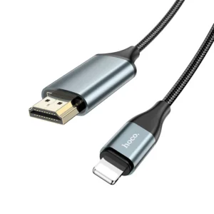 HOCO UA15 Lightning To HDMI Cable Lightning HDMI 2 Meters - Black