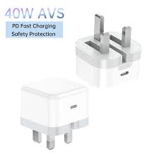 Aspor A836 40W AVS USB-C Power Adapter Home Mobile Charger