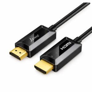 Jasoz HDMI Fiber Optical Cable - 8K / 48Gbps / 15Meter - Black