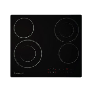 Startec Built-In Ceramic Hob 60cm, ER4604T - Stainless Steel Structure
