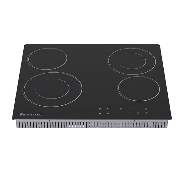 Startec Built-In Ceramic Hob 60cm, ER4604T - Stainless Steel Structure - Image 3