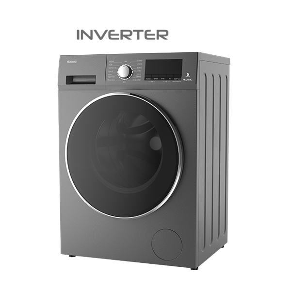 Galanz Front Loading Washing Machine 10Kg , Inverter, XQG100-T614VE - Silver - Image 2