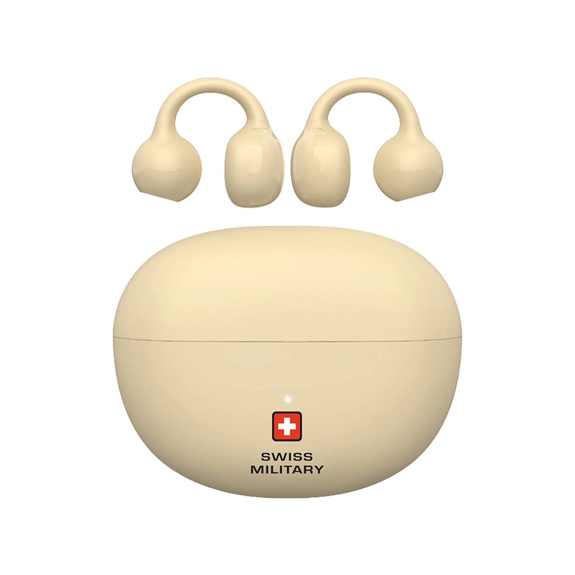Swiss Military Delta 6 Over-Ear True Wireless Earbuds - Beige