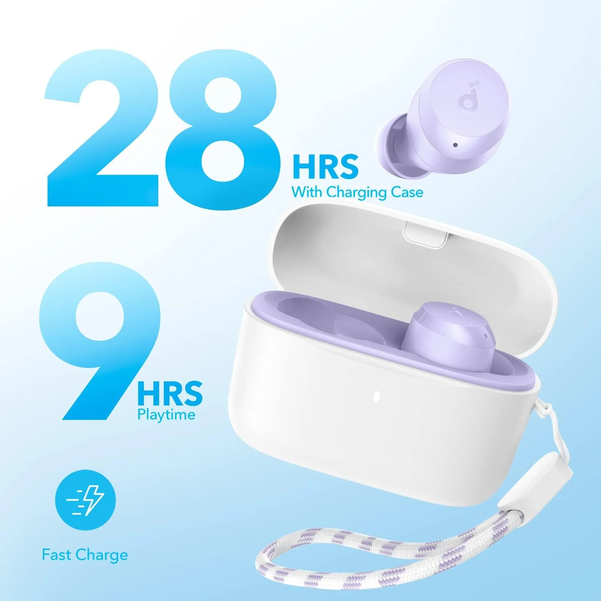 Anker Soundcore A20i In-Ear True Wireless Earbuds - Purple - Image 4