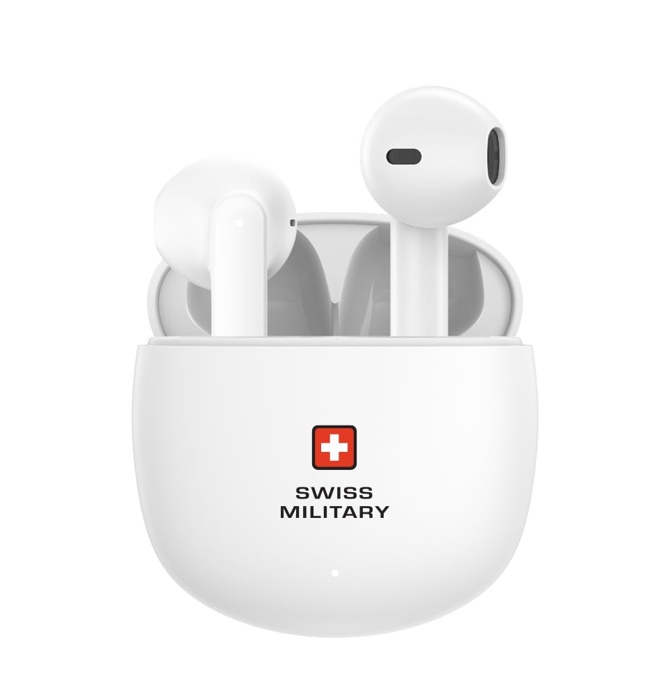 Swiss Military True Wireless Earbuds Victor 6 - White