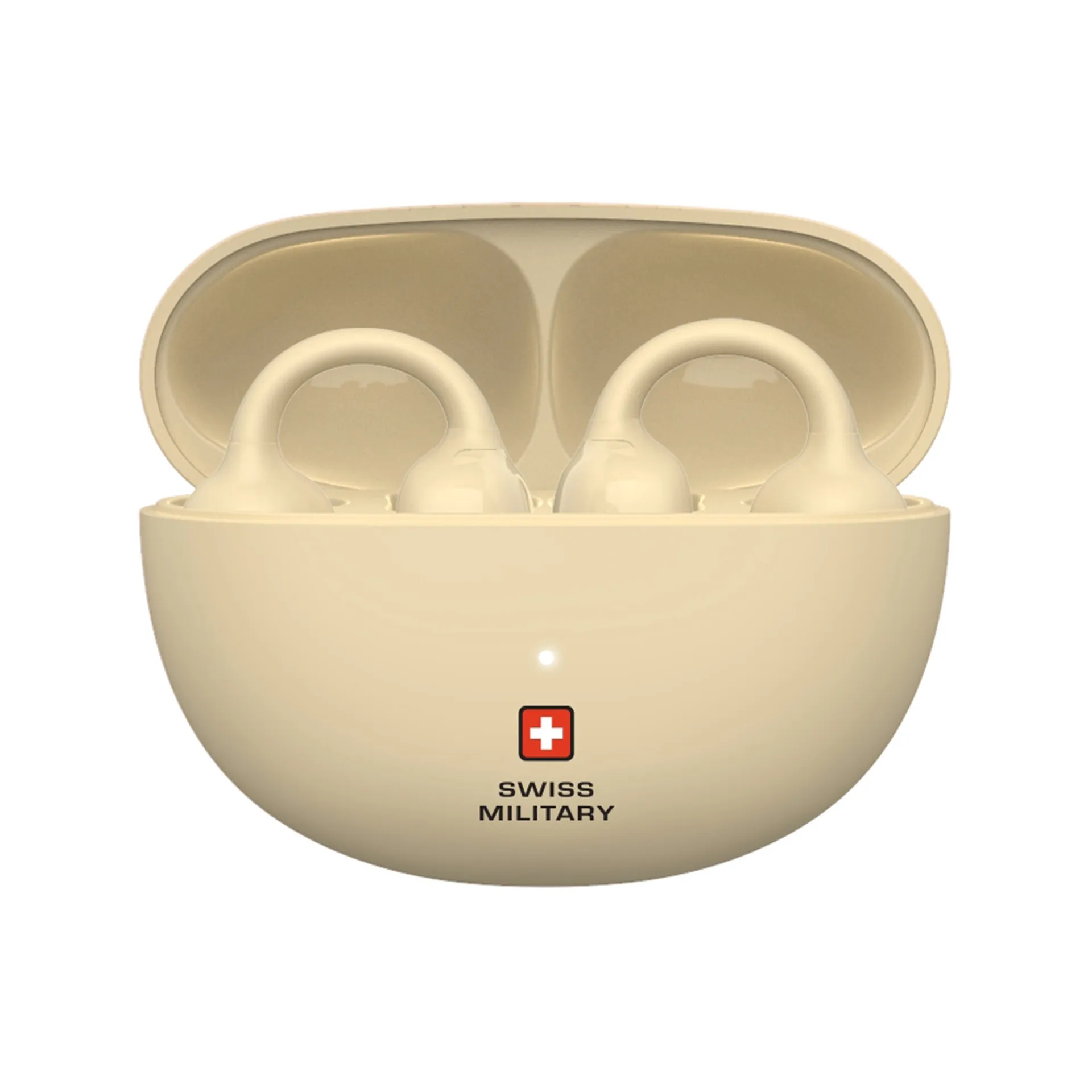 Swiss Military Delta 6 Over-Ear True Wireless Earbuds - Beige - Image 2