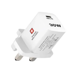 Swiss Military GaN II 30W Super Mini Wall Charger - White