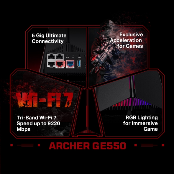 TP-Link BE9300 Tri-Band Wi-Fi 7 Gaming Router - Image 8