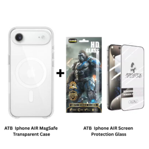 ATB Iphone Air (MagSafe Transparent Case + Screen Protection Glass) - Combo