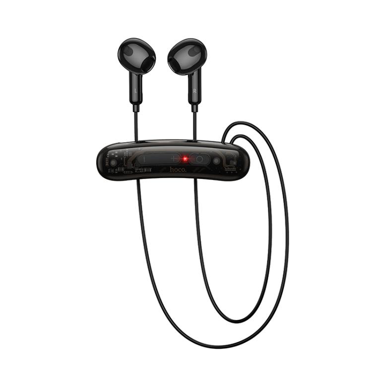Hoco ES77 Graceful Lavalier Bluetooth Earphone - Black