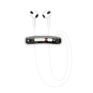 Hoco ES77 Graceful Lavalier Bluetooth Earphone - White