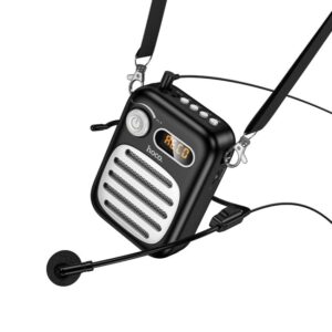 Hoco L23 Lemony Speaker with Wired Microphone - Black