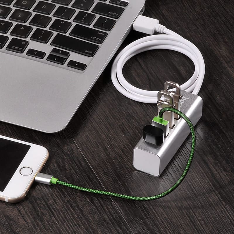 Hoco HB1 USB Hub USB-A to 4-Port USB 2.0 for Charging & Data Sync - Image 5