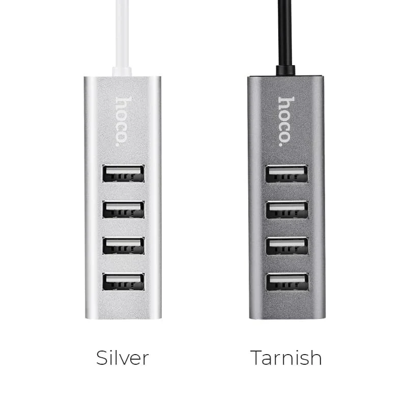 Hoco HB1 USB Hub USB-A to 4-Port USB 2.0 for Charging & Data Sync - Image 6