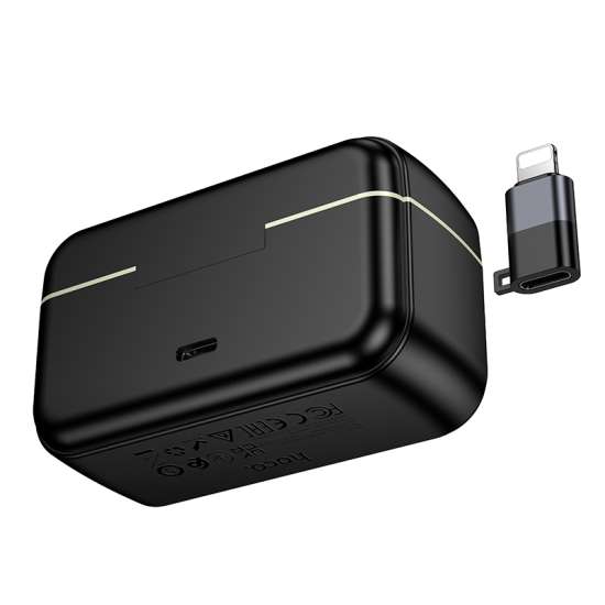 Hoco L22 Bright Wireless Microphone with Type-C - Lightning Housing - Image 4