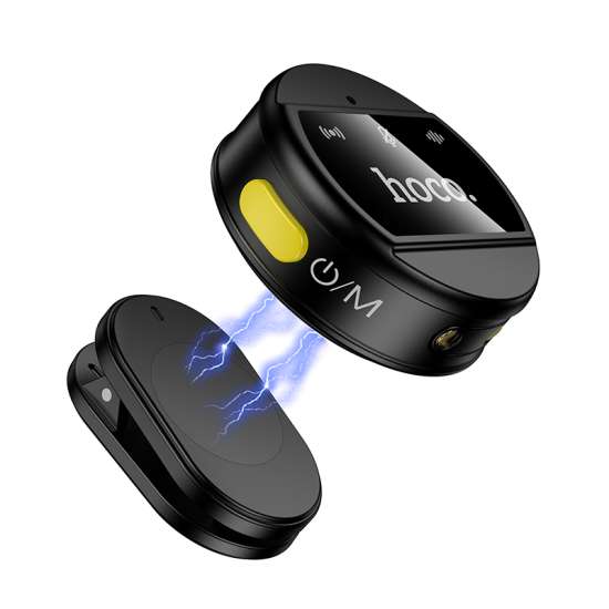 Hoco L22 Bright Wireless Microphone with Type-C - Lightning Housing - Image 5
