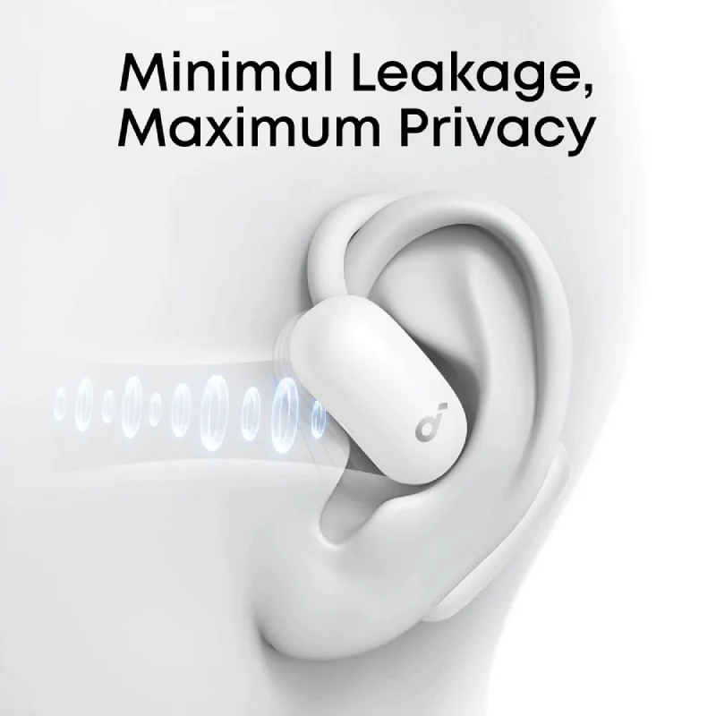 Anker Soundcore AeroFit 2 Wireless Earbuds - Open-Ear / Bluetooth - White - Image 4