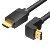 Vention HDMI Right Angle 270 Degree Cable 4K / 1 Meter - Black