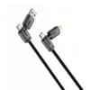 Porodo 4-In-1 Charging And Data Transfer Cable - Black