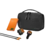 Powerology Nirvano 5-In-1 Power Travel Kit - Black/Orange