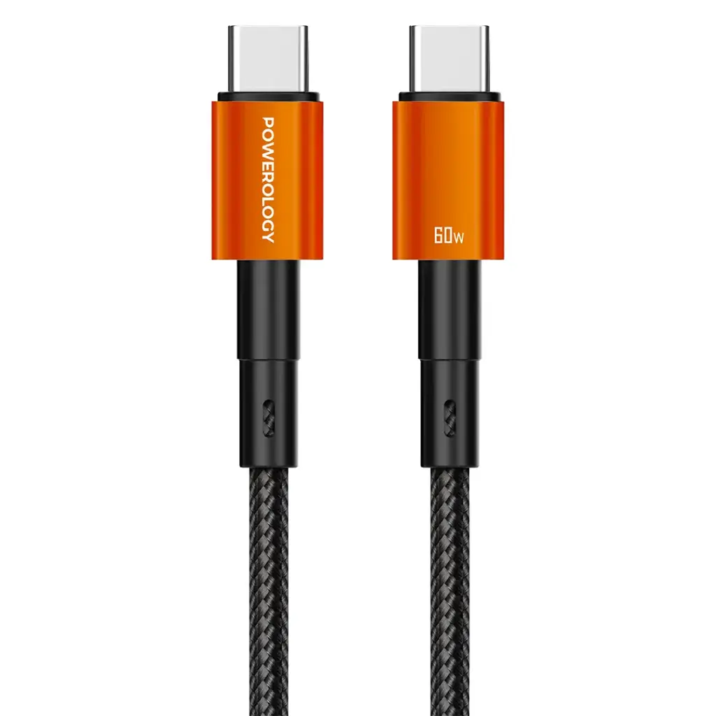 Powerology Nirvano 5-In-1 Power Travel Kit - Black/Orange - Image 5