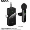 Hoco L20B 3-in-1 Noise Cancelling Wireless Lavalier Mic (IP / USB-C / 3.5MM)