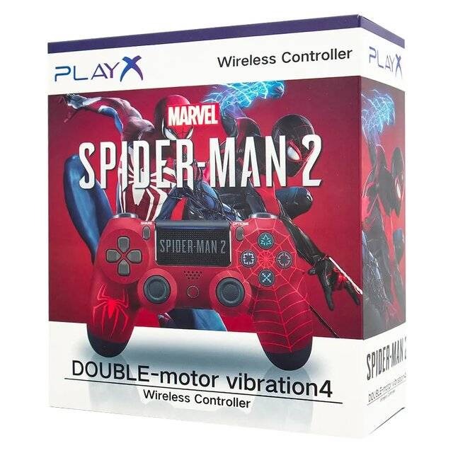 Playx PS4 Controller Limited Edition PS4 Compatible - Spider Man 2 - Image 3