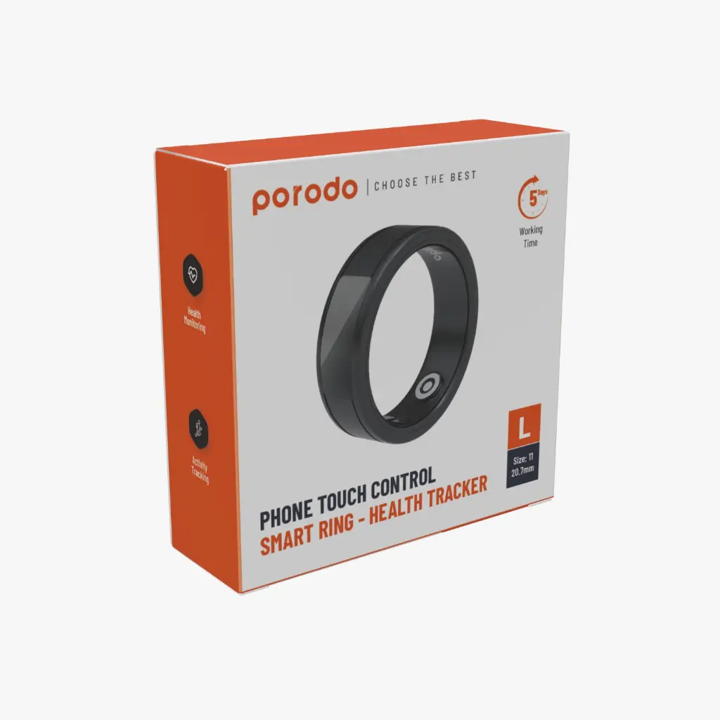 Porodo Smart Wearable Ring with Touch Function - Image 2
