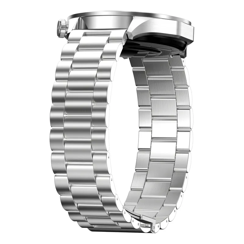 Swiss Military Swiss International Smartwatch - Silver Frame with Stainless Steel Strap - Image 4