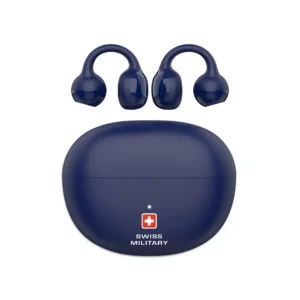 Swiss Military Delta 6 Over-Ear True Wireless Earbuds - Blue