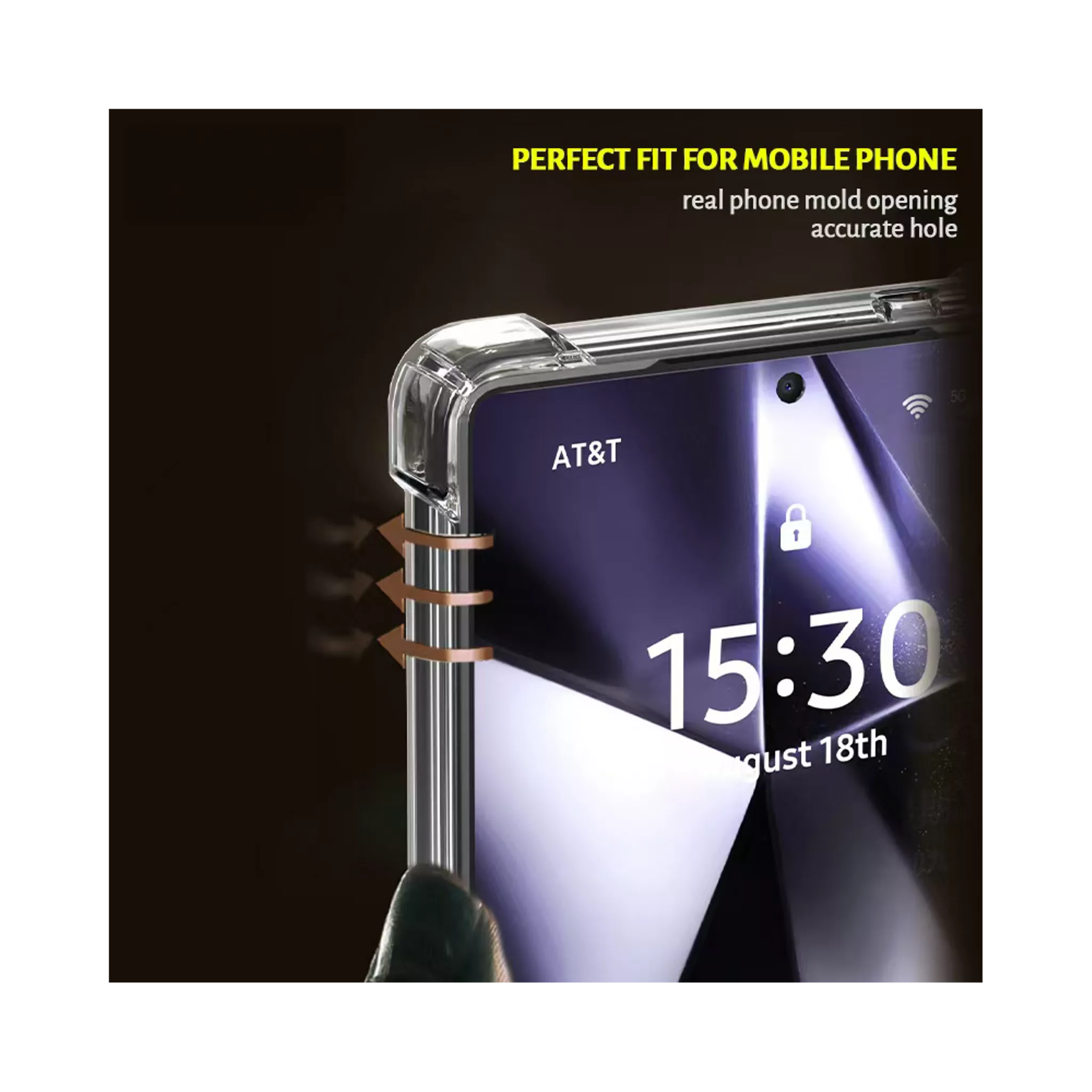 ATB King Kong Anti Burst for Galaxy S25 Ultra - Clear - Image 6